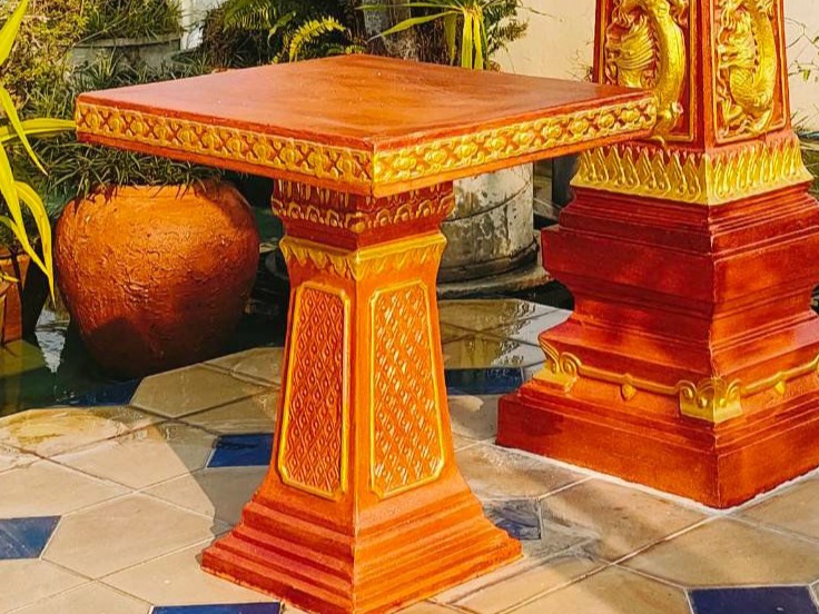 โต๊ะไหว้ทรงไทย ดู " แบบ ขนาด สี และราคา"