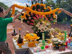 บวงสรวงเปิดหน้าดิน หมู่บ้านลินธาราพูลวิลล่าหนองคาย