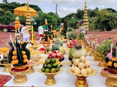 บวงสรวงเปิดหน้าดิน หมู่บ้านลินธาราพูลวิลล่าหนองคาย